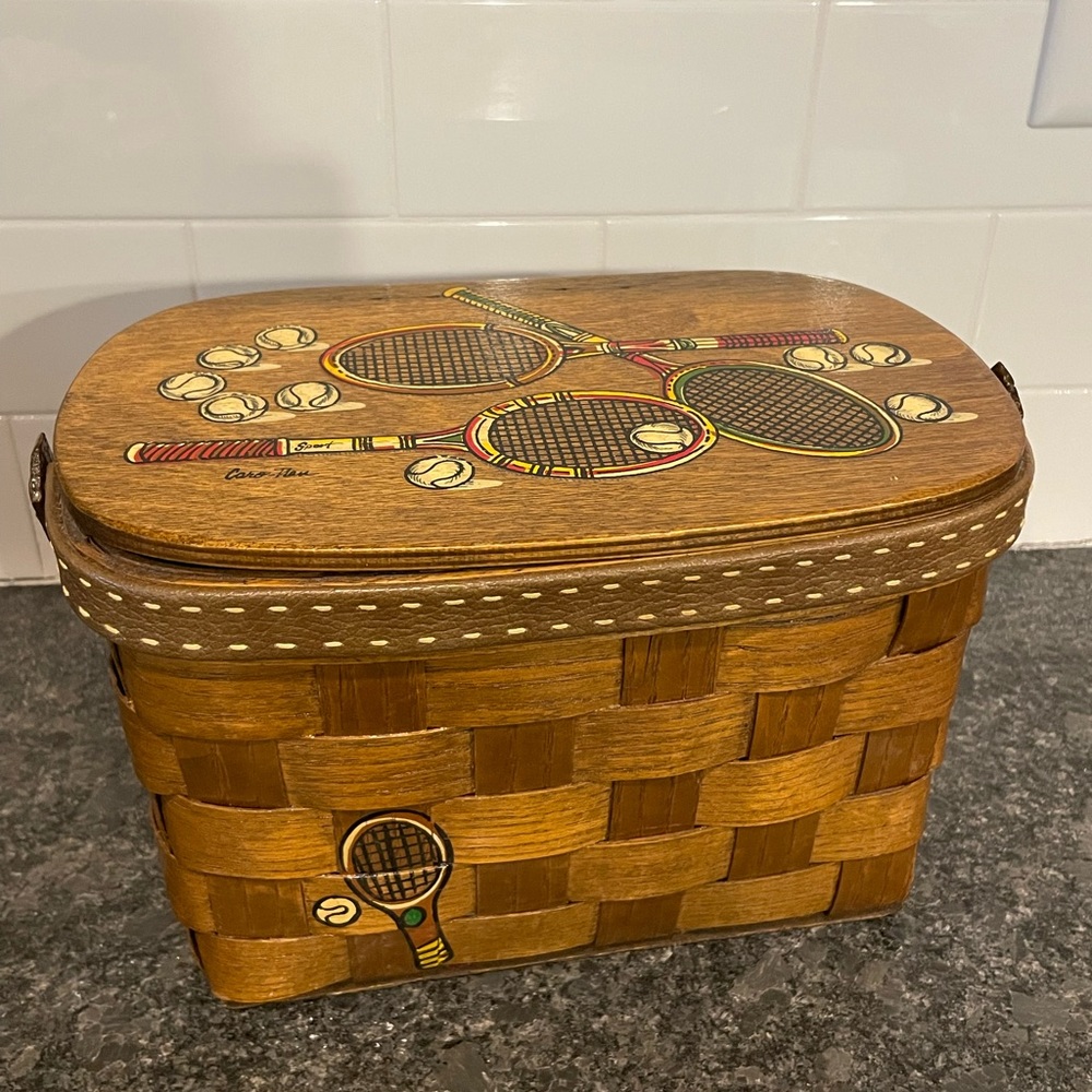 Caro Nan Vintage Tennis Basket Purse